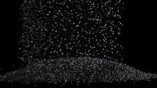 Black polypropylene pellets