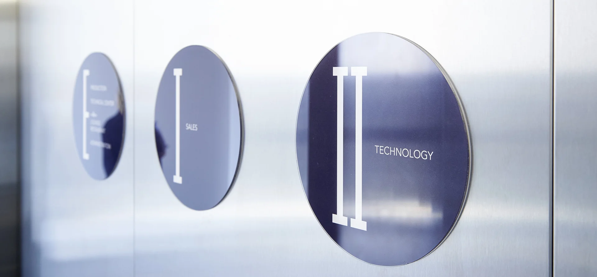 aventus-abteilungen Schilder mit AVENTUS-Abteilungsnamen